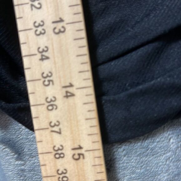 Zara Top Womens medium Beaded cropped bustier ruched Black New - Picture 4 of 11